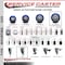 Service Caster 5'' Blue Poly Wheel Swivel 1-3/8'' Expanding Stem Caster SCC-EX20S514-PPUB-BLUE-138 - alternate 3